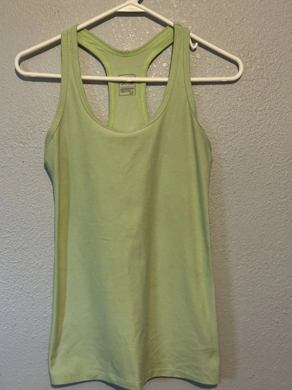 The North Face Lime Green Racerback Tank Top Size Small